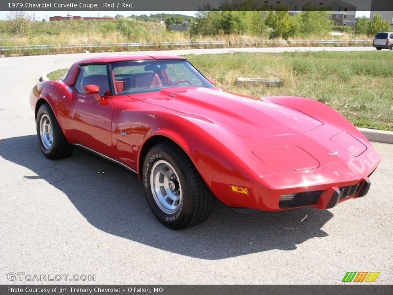 Red / Red 1979 Chevrolet Corvette Coupe