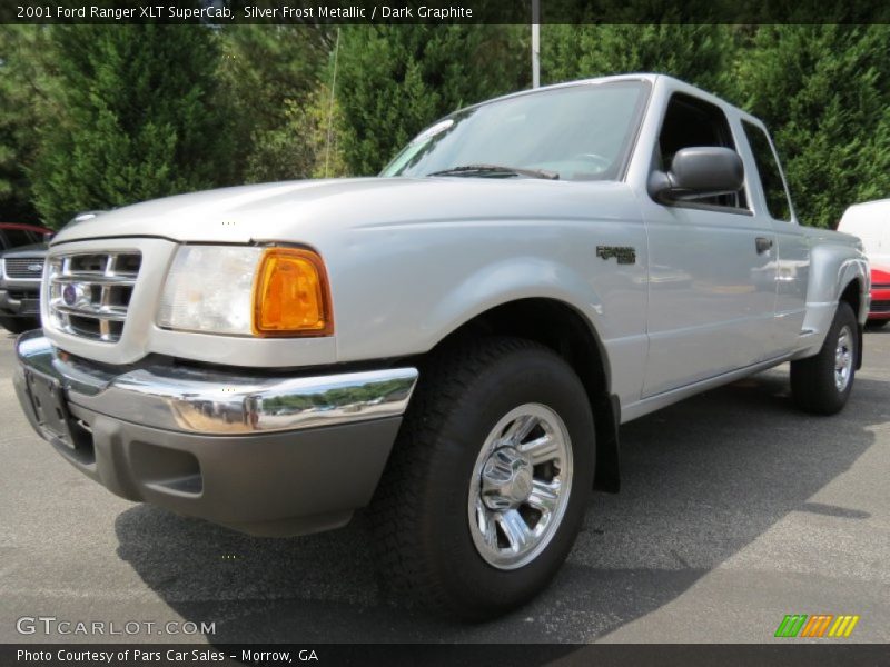 Silver Frost Metallic / Dark Graphite 2001 Ford Ranger XLT SuperCab