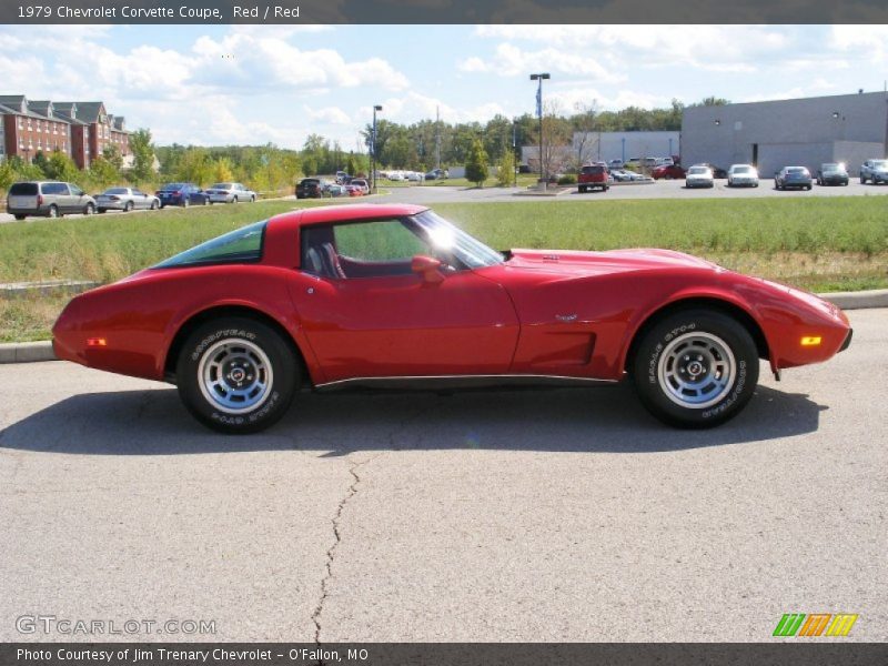 Red / Red 1979 Chevrolet Corvette Coupe