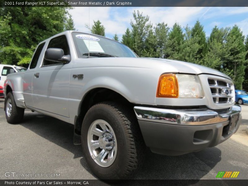Silver Frost Metallic / Dark Graphite 2001 Ford Ranger XLT SuperCab