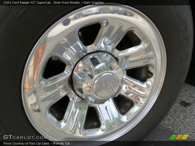 Silver Frost Metallic / Dark Graphite 2001 Ford Ranger XLT SuperCab