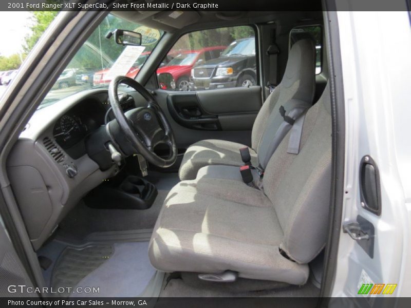 Silver Frost Metallic / Dark Graphite 2001 Ford Ranger XLT SuperCab
