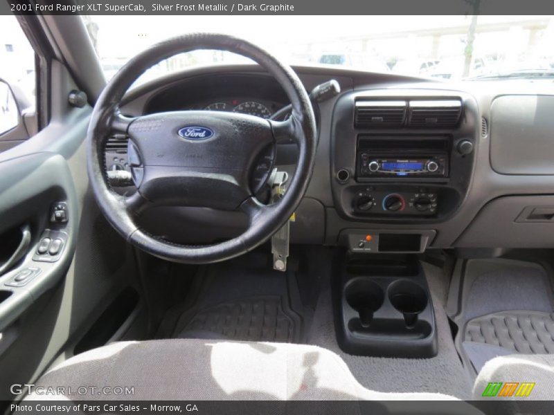 Silver Frost Metallic / Dark Graphite 2001 Ford Ranger XLT SuperCab