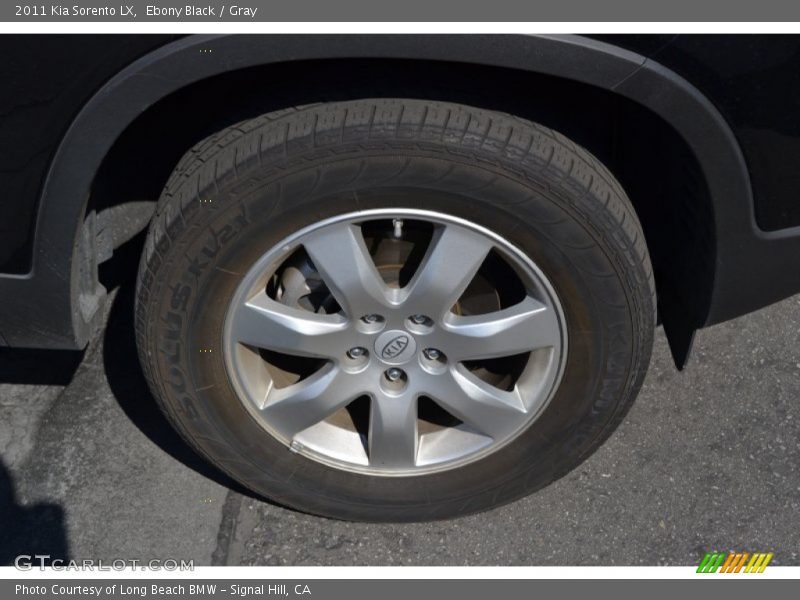 Ebony Black / Gray 2011 Kia Sorento LX