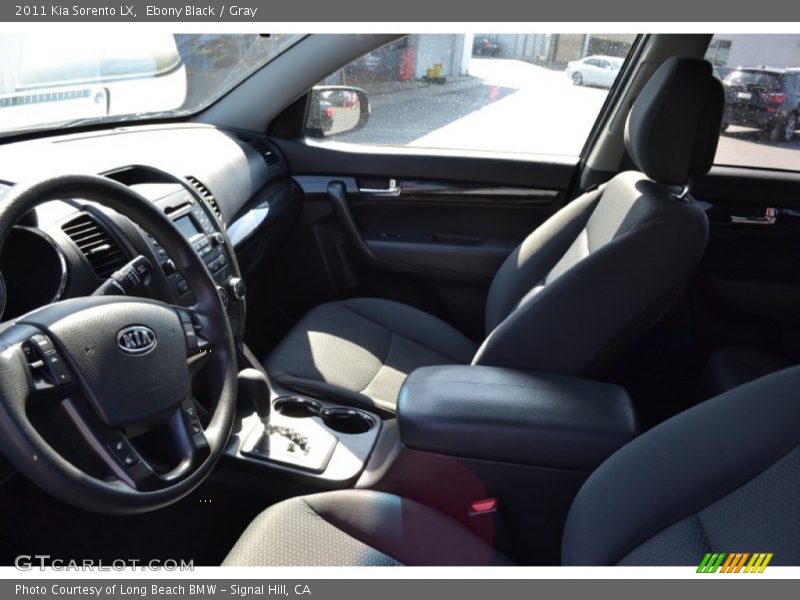 Ebony Black / Gray 2011 Kia Sorento LX