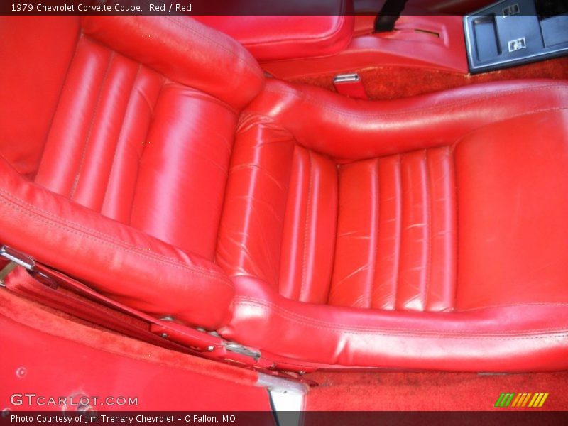 Red / Red 1979 Chevrolet Corvette Coupe