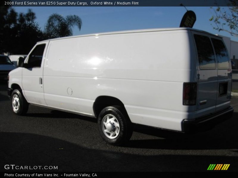 Oxford White / Medium Flint 2008 Ford E Series Van E250 Super Duty Cargo