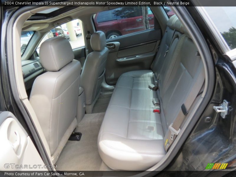 Rear Seat of 2004 Impala SS Supercharged Indianapolis Motor Speedway Limited Edition