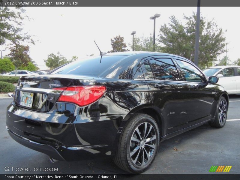 Black / Black 2012 Chrysler 200 S Sedan