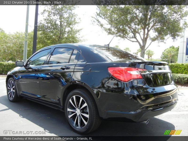 Black / Black 2012 Chrysler 200 S Sedan