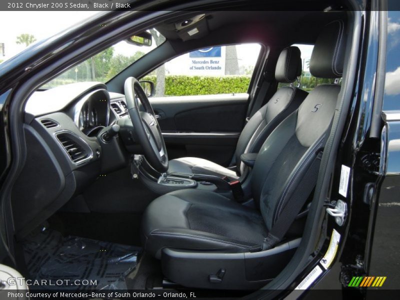 Black / Black 2012 Chrysler 200 S Sedan