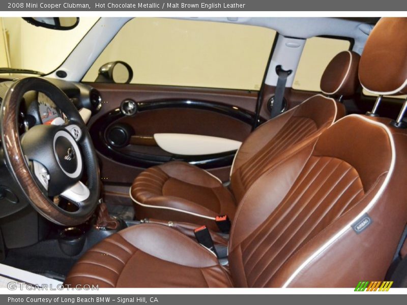 Hot Chocolate Metallic / Malt Brown English Leather 2008 Mini Cooper Clubman