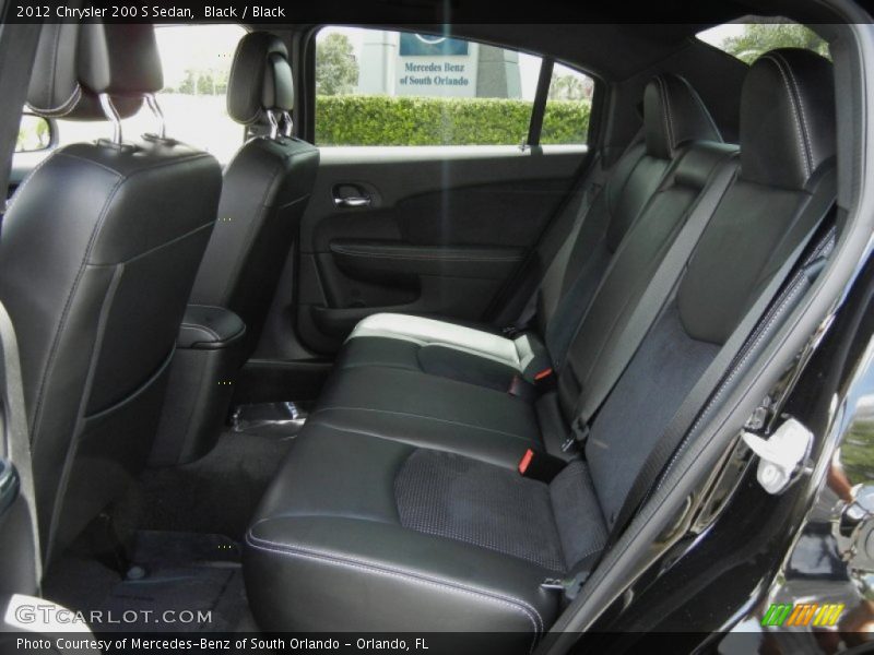 Black / Black 2012 Chrysler 200 S Sedan