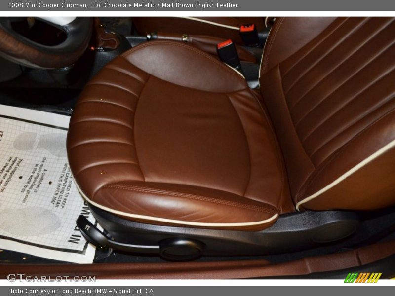 Hot Chocolate Metallic / Malt Brown English Leather 2008 Mini Cooper Clubman