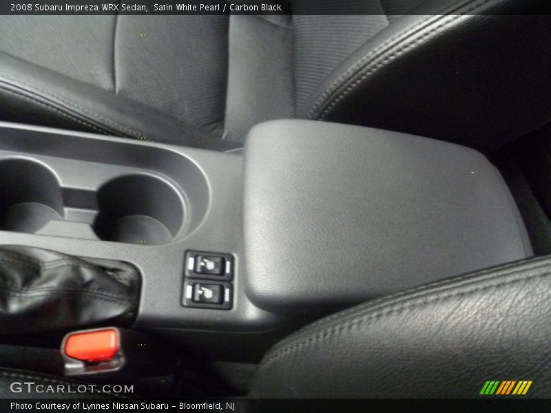 Satin White Pearl / Carbon Black 2008 Subaru Impreza WRX Sedan