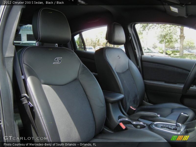 Black / Black 2012 Chrysler 200 S Sedan