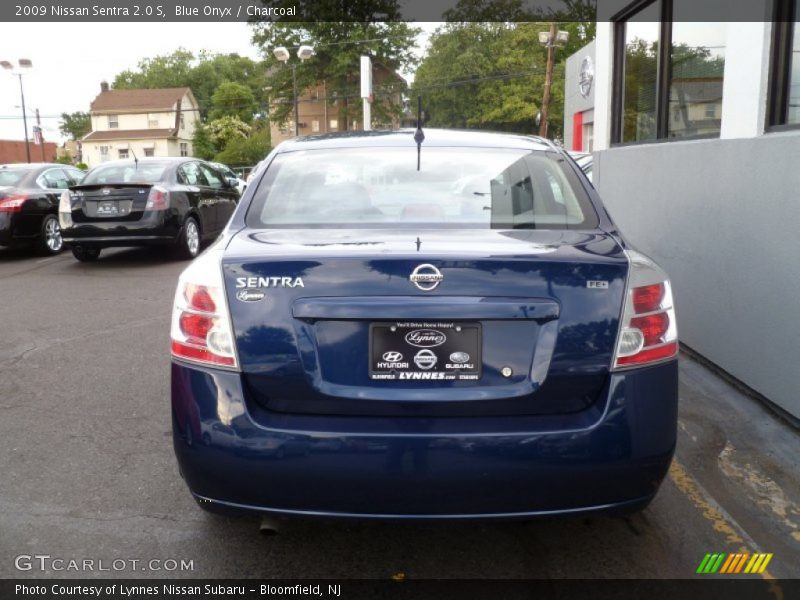 Blue Onyx / Charcoal 2009 Nissan Sentra 2.0 S
