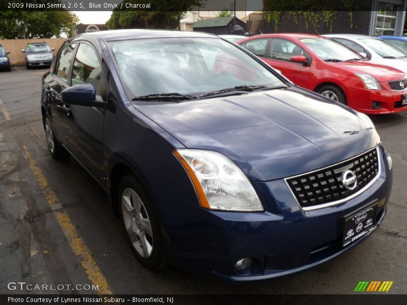Blue Onyx / Charcoal 2009 Nissan Sentra 2.0 S