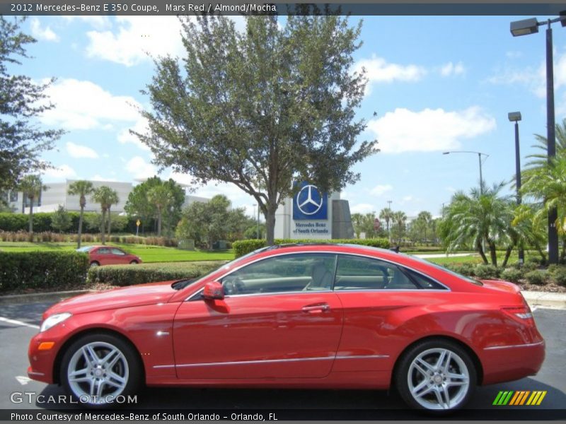 Mars Red / Almond/Mocha 2012 Mercedes-Benz E 350 Coupe