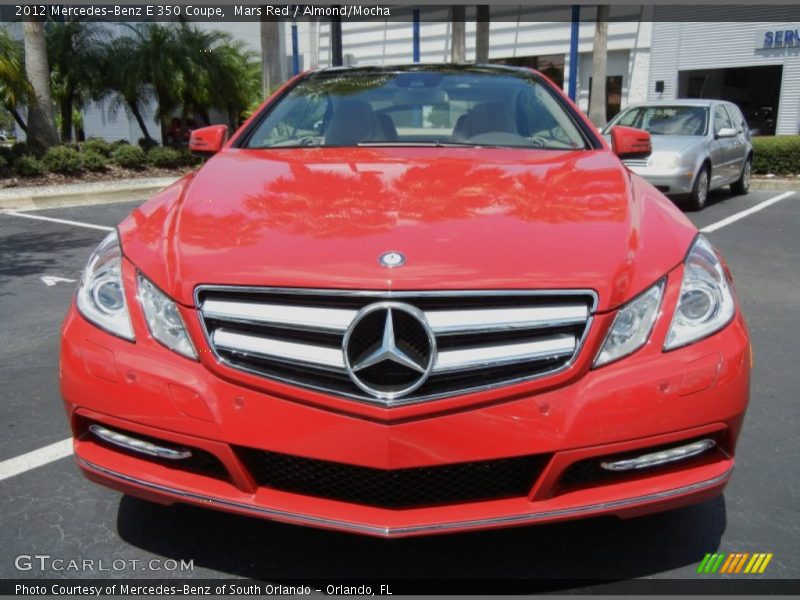 Mars Red / Almond/Mocha 2012 Mercedes-Benz E 350 Coupe