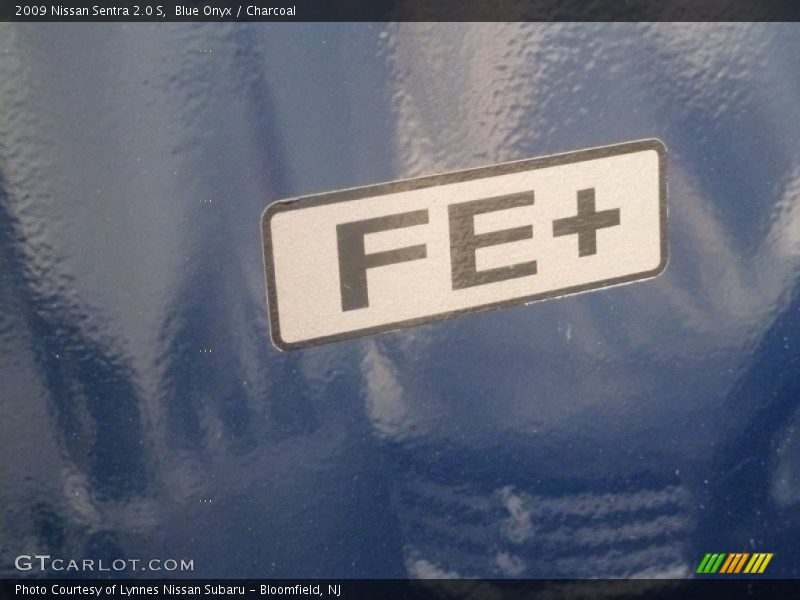 Blue Onyx / Charcoal 2009 Nissan Sentra 2.0 S