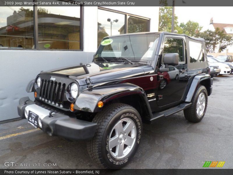 Black / Dark Slate Gray/Medium Slate Gray 2009 Jeep Wrangler Sahara 4x4