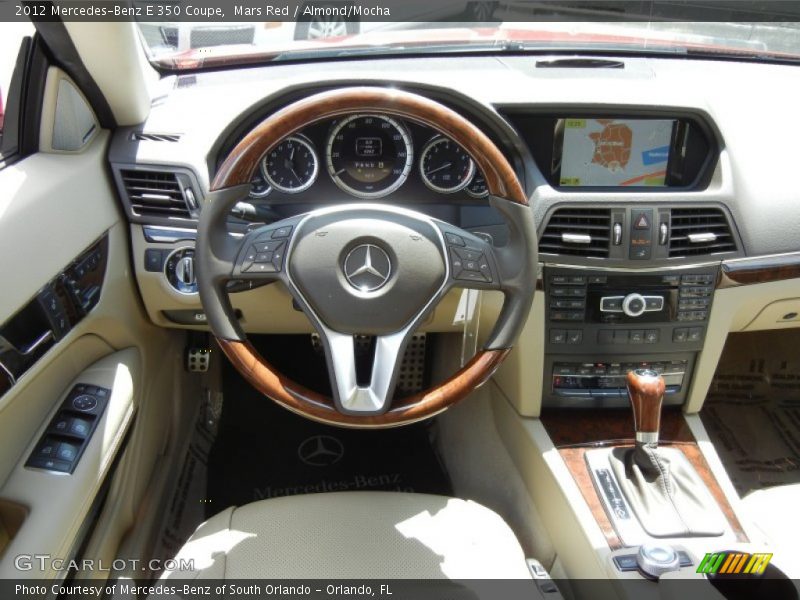 Mars Red / Almond/Mocha 2012 Mercedes-Benz E 350 Coupe