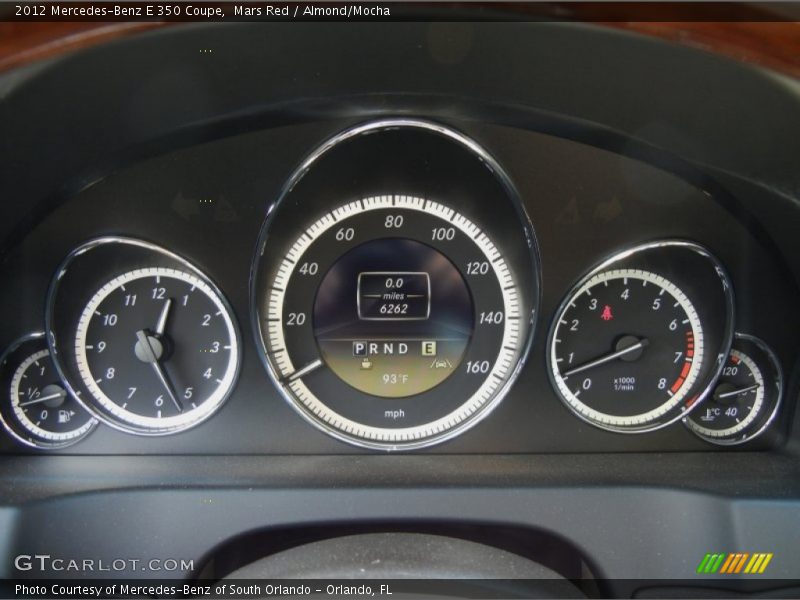 Mars Red / Almond/Mocha 2012 Mercedes-Benz E 350 Coupe