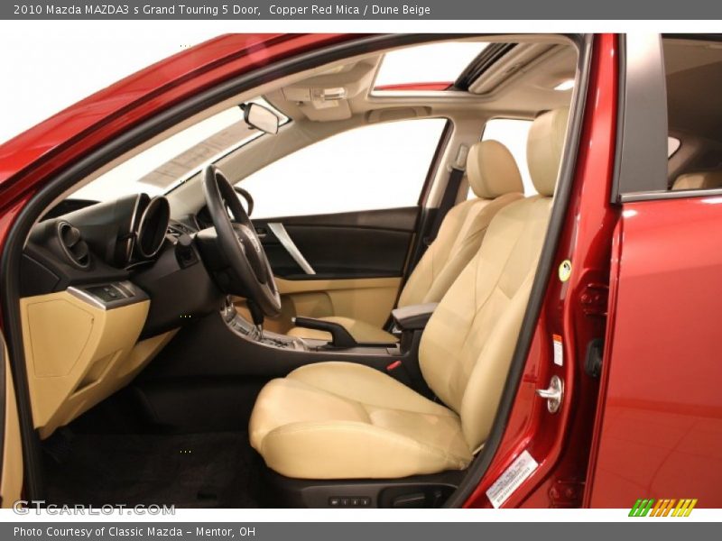  2010 MAZDA3 s Grand Touring 5 Door Dune Beige Interior