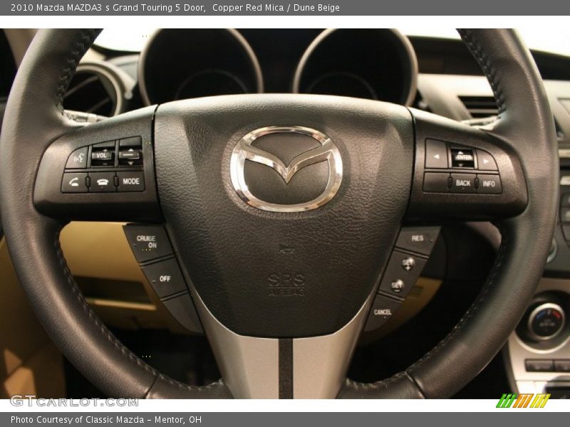 Copper Red Mica / Dune Beige 2010 Mazda MAZDA3 s Grand Touring 5 Door