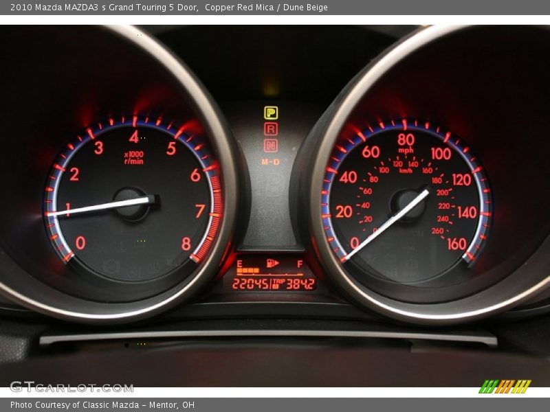  2010 MAZDA3 s Grand Touring 5 Door s Grand Touring 5 Door Gauges