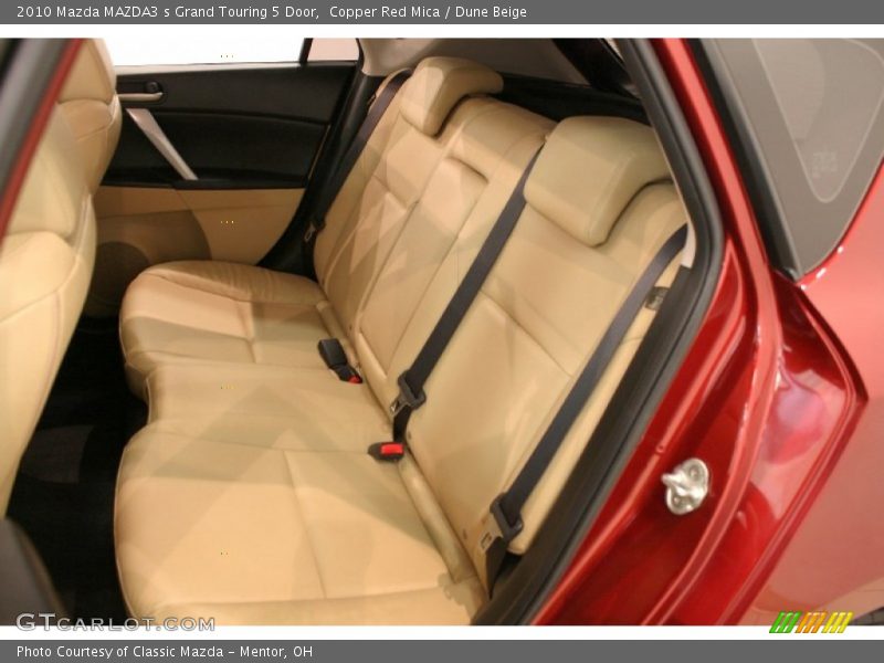 Rear Seat of 2010 MAZDA3 s Grand Touring 5 Door