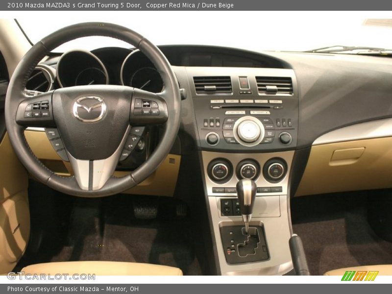 Dashboard of 2010 MAZDA3 s Grand Touring 5 Door