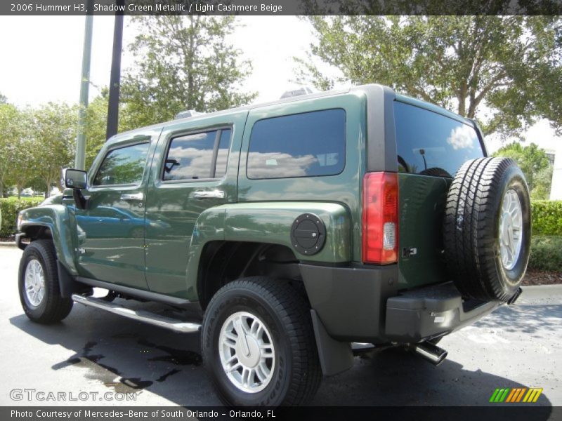 Shadow Green Metallic / Light Cashmere Beige 2006 Hummer H3