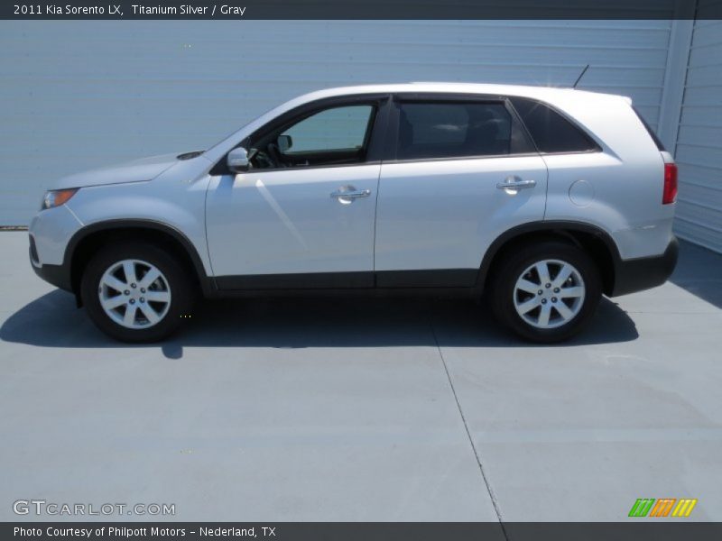 Titanium Silver / Gray 2011 Kia Sorento LX