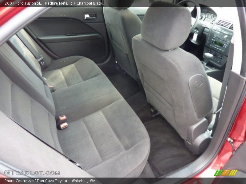 Redfire Metallic / Charcoal Black 2007 Ford Fusion SE