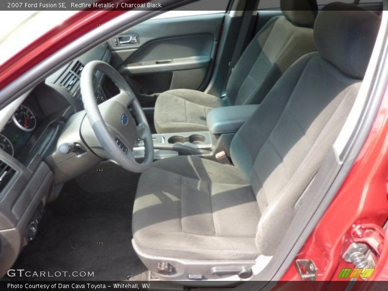 Redfire Metallic / Charcoal Black 2007 Ford Fusion SE