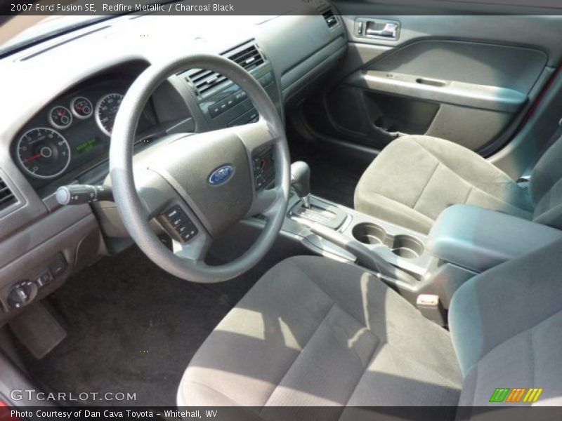 Redfire Metallic / Charcoal Black 2007 Ford Fusion SE