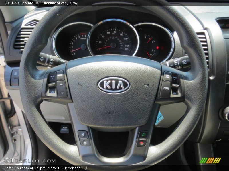 Titanium Silver / Gray 2011 Kia Sorento LX