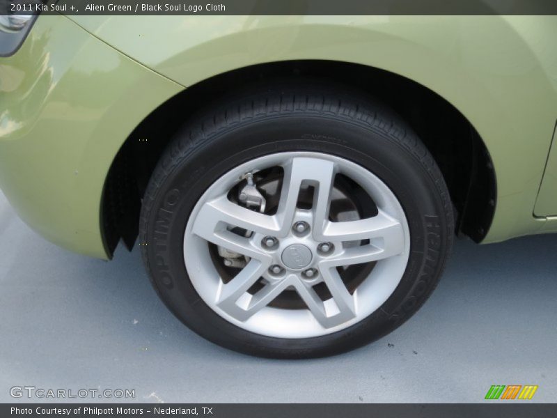 Alien Green / Black Soul Logo Cloth 2011 Kia Soul +