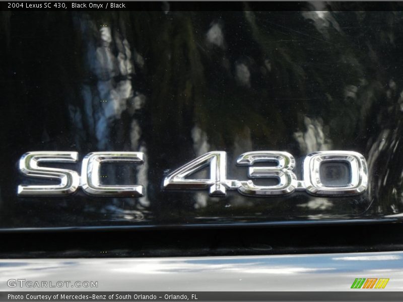 Black Onyx / Black 2004 Lexus SC 430