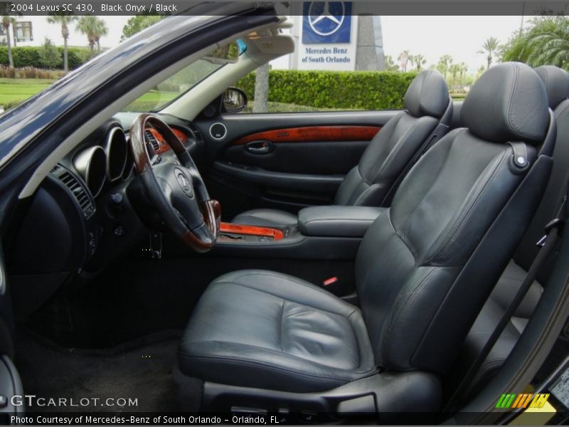 Black Onyx / Black 2004 Lexus SC 430