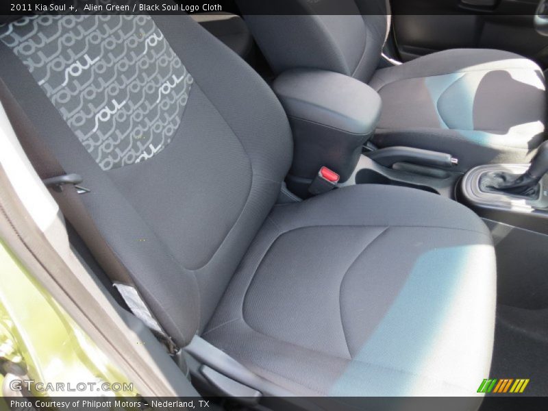 Alien Green / Black Soul Logo Cloth 2011 Kia Soul +