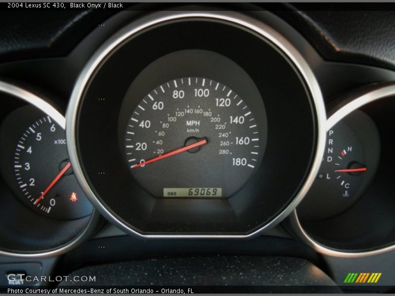 Black Onyx / Black 2004 Lexus SC 430
