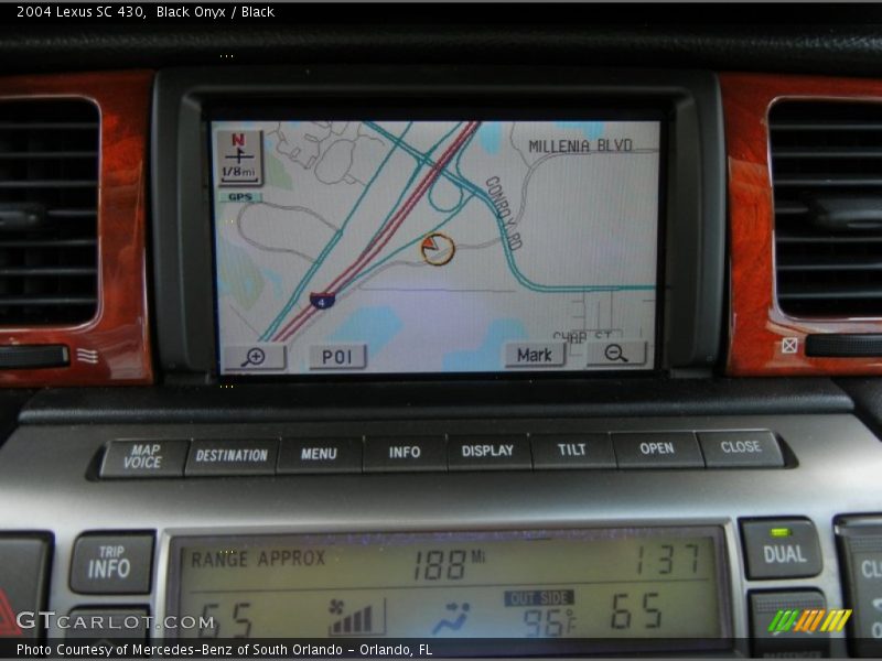 Black Onyx / Black 2004 Lexus SC 430