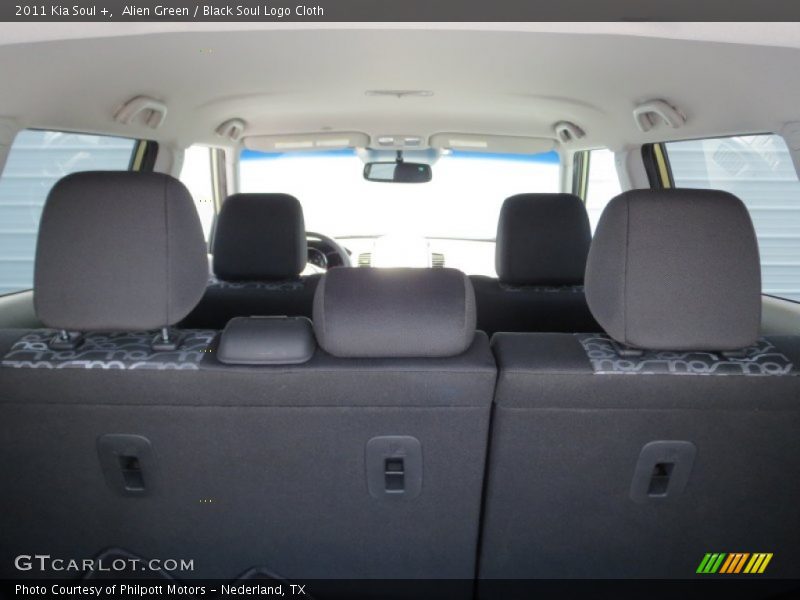 Alien Green / Black Soul Logo Cloth 2011 Kia Soul +