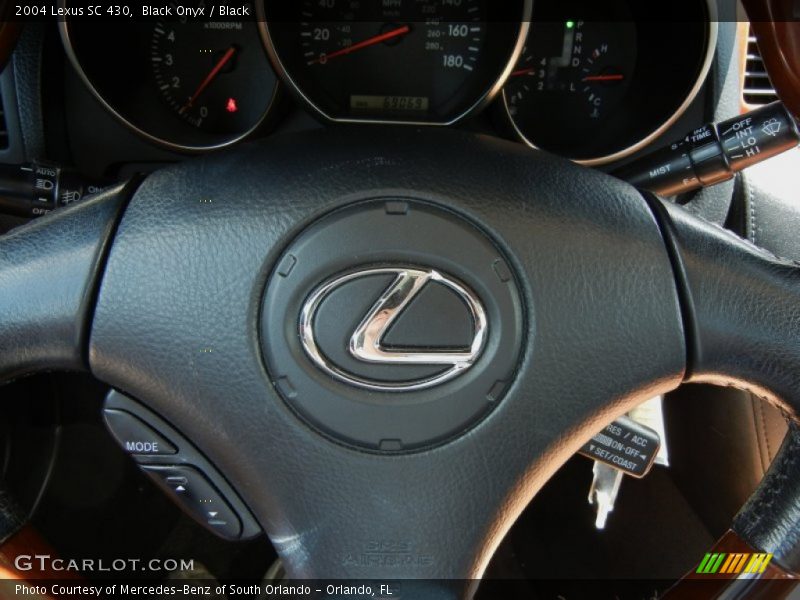 Black Onyx / Black 2004 Lexus SC 430