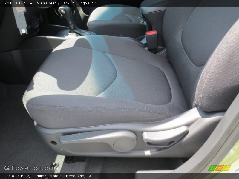 Alien Green / Black Soul Logo Cloth 2011 Kia Soul +