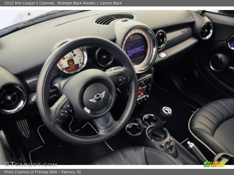 Midnight Black Metallic / Carbon Black 2012 Mini Cooper S Clubman