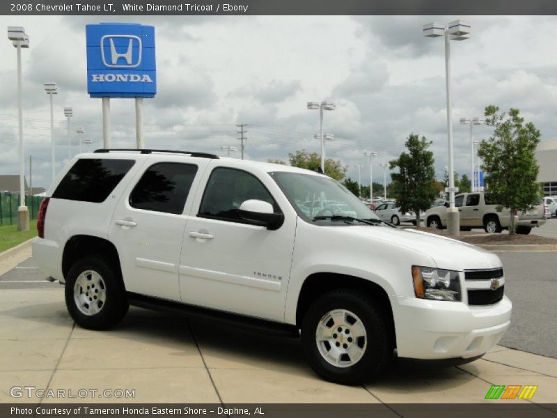 White Diamond Tricoat / Ebony 2008 Chevrolet Tahoe LT